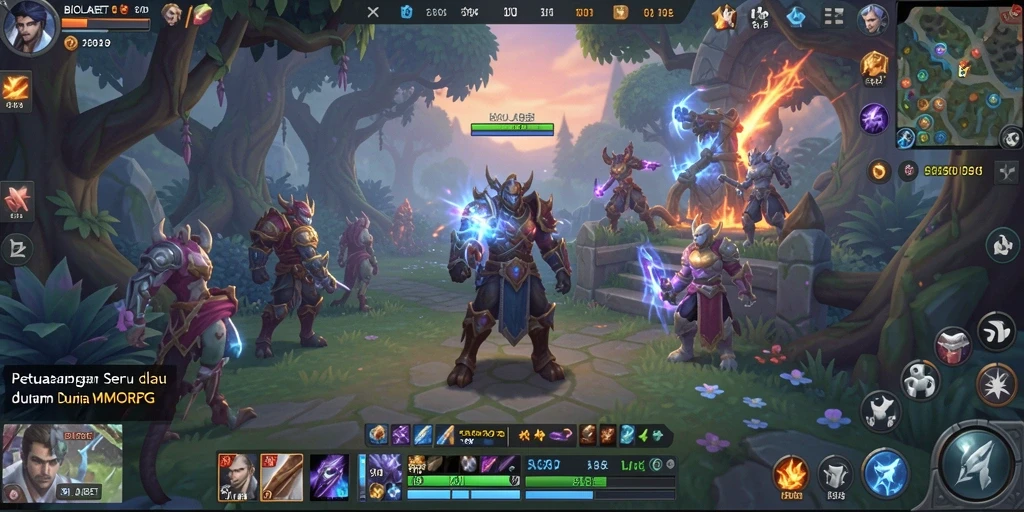 Tampilan gameplay menakjubkan dari BIOLABET MMORPG.