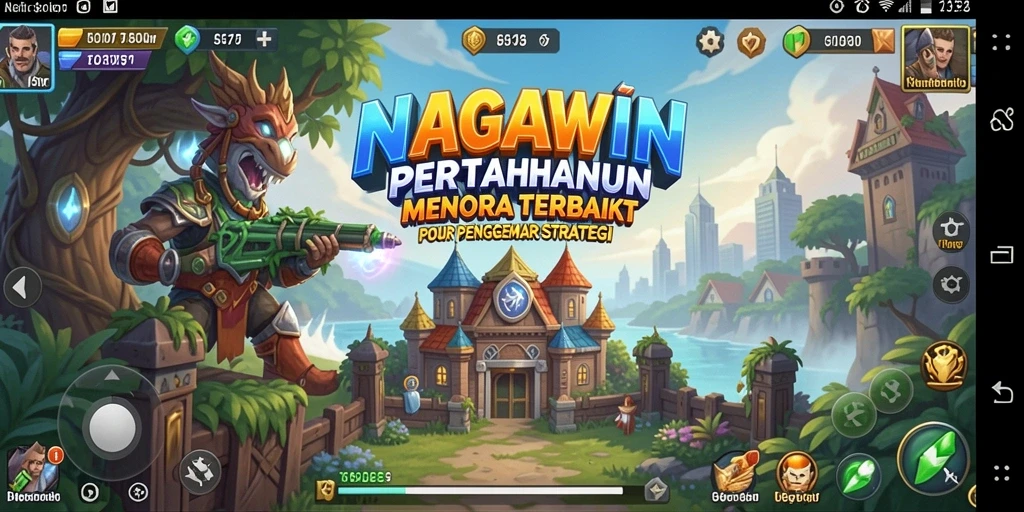 Gameplay NAGAWIN yang menegangkan dan penuh strategi.