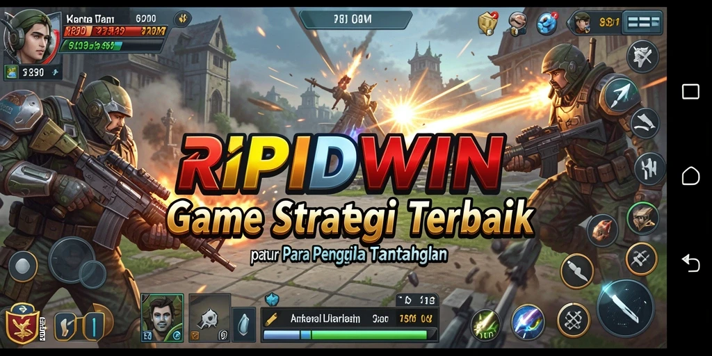 Screenshot RPIDWIN menampilkan pemain merencanakan strategi cerdas.