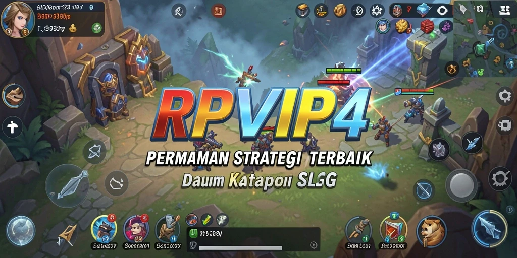 Menampilkan aksi seru dari gameplay RPVIP4 dalam genre SLG.