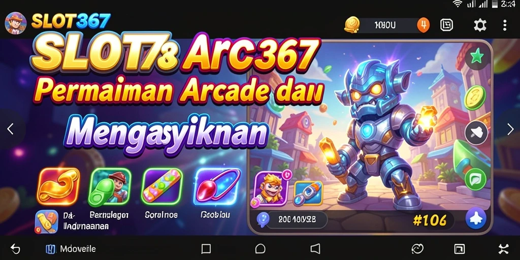 Screenshot menampilkan gameplay menarik SLOT367 dengan suasana arcade yang ceria