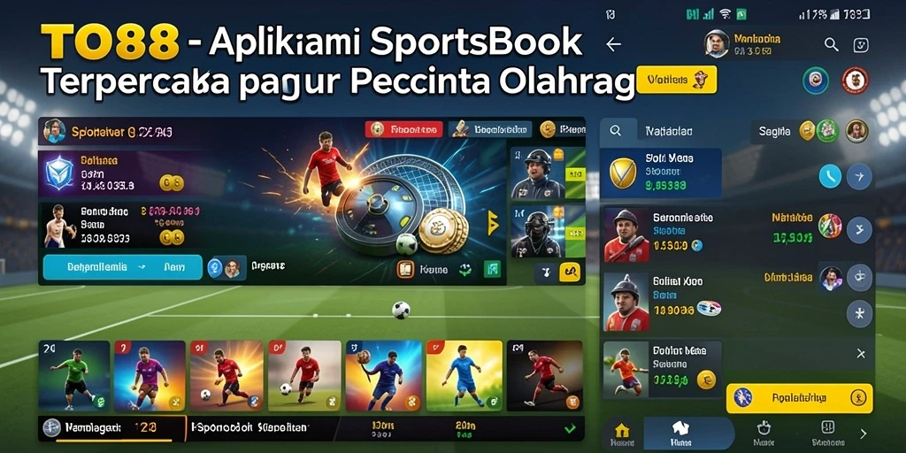 Tampilan gameplay dari aplikasi sportsbook TO88 yang menarik.